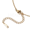Coconut Tree Brass Micro Pave Clear Cubic Zirconia Pendant Necklaces NJEW-JN05148-02-5