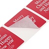 Christmas Theme Paper Self-Adhesive Stickers DIY-M070-08I-3