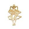 Alloy Open Back Bezel Big Pendants FIND-WH0091-49-1