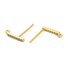 925 Sterling Silver Ear Stud Findings STER-F058-01G-04-2