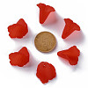 Transparent Acrylic Bead Caps PL551-C12-5