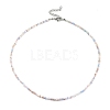Bling Glass Beaded Necklace for Women NJEW-PH01492-07-1