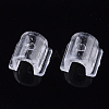 Transparent AS Plastic Base Buckle Hair Findings FIND-T064-004B-01-2