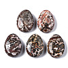 Natural Leopard Skin Jasper Pendants G-N0326-74C-1