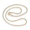 304 Stainless Steel Twisted Chain Necklaces NJEW-D285-22-2
