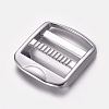 Zinc Alloy Ladder Lock SliderBuckle PALLOY-WH0067-71P-1