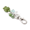 Sea Turtle Synthetic Turquoise Pendants Decoration HJEW-JM03009-02-4