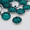 Acrylic Rhinestone Buttons BUTT-J003-M-2