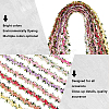 15 Yards Flower Polyester Embroidery Lace Ribbon OCOR-WH0070-77H-6