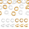 20Pcs 2 Colors Brass Open Jump Rings KK-TA0008-83-1