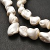 Electroplated Shell Pearl Beads Strands BSHE-C009-01B-4