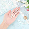 DICOSMETIC 150Pcs 5 Style Transparent Acrylic Linking Rings OACR-DC0001-01-3