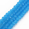 Glass Beads Strands EGLA-A044-J4mm-D09-1