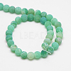 Natural Weathered Agate Beads Strands G-G589-6mm-08-3