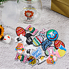56Pcs 14 Style Easter Theme PVC Plastic Cabochons KY-FH0001-21-5