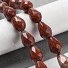 Natural Red Jasper Beads Strands G-P520-B04-01-2