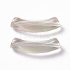 UV Plating Transparent Rainbow Iridescent Acrylic Beads X-OACR-A016-01M-3