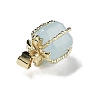 Natural Aquamarine Gift Box Charms G-P523-01G-03-2