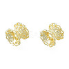 Brass Double Bead Caps KK-N259-23-1