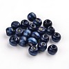 Dyed Natural Wood Beads X-TB102Y-6-LF-1