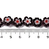 Handmade Millefiori Lampwork Beads Strands LAMP-G164-03L-4