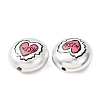Plating Printed Acrylic Beads AC-CBA655C-12-2