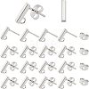 304 Stainless Steel Stud Earring Findings STAS-UN0019-62P-1