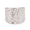 304 Stainless Steel Open Cuff Ring RJEW-C025-27P-3