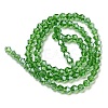 Transparent Electroplate Glass Beads Strands EGLA-A039-T2mm-A03-2