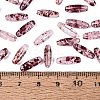 Picasso Transparent Glass Seed Beads SEED-N012-11E-4