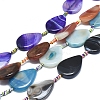 Natural Banded Agate/Striped Agate Beads Strands G-L544-004-1