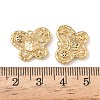 Christmas Brass Micro Pave Clear Cubic Zirconia Pendants KK-A280-03F-G-3