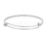 Tarnish Resistant 304 Stainless Steel Expandable Bangle X-STAS-Q204-PJ019-55-1