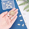 16Pcs 2 Styles 201 Stainless Steel Pendants STAS-UN0033-76-2