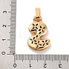 Brass Micro Pave Cubic Zirconia Pendants KK-C076-29S-G01-3