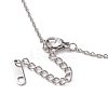 304 Stainless Cable Chain Necklaces NJEW-JN04792-5