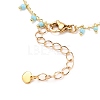 Glass Charm Bracelets BJEW-JB05600-01-3