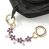Zinc Alloy Spring Gate Rings Bag Extension Chains X1-AJEW-BA00142-05-3