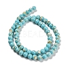 Assembled Synthetic Stone and Trochus Shell Beads Strands G-B128-08B-06-2