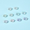 32Pcs UV Plating Rainbow Iridescent Acrylic Beads OACR-FS0002-15-9