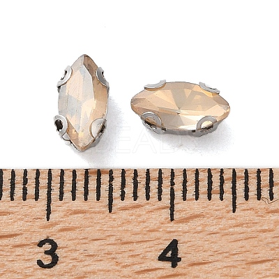 Horse Eye Sew on Rhinestone RGLA-L028-08C-03-1