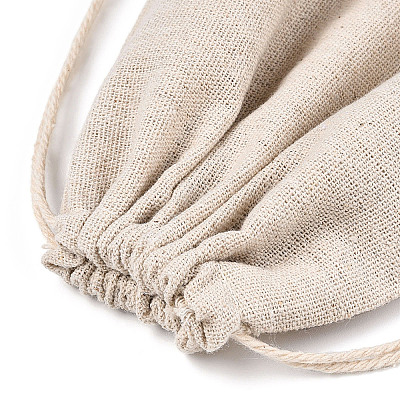 Cotton Packing Pouches Drawstring Bags ABAG-R011-20x30-1