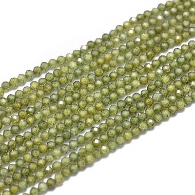Cubic Zirconia Beads Strands G-G792-47-04A-1
