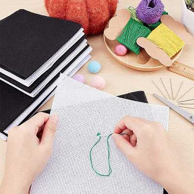 Cross Stitch Canvas Fabric Embroidery Cloth Fabric DIY-NB0004-06-1