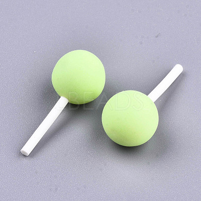 Handmade Polymer Clay 3D Lollipop Embellishments X-CLAY-T016-82D-1