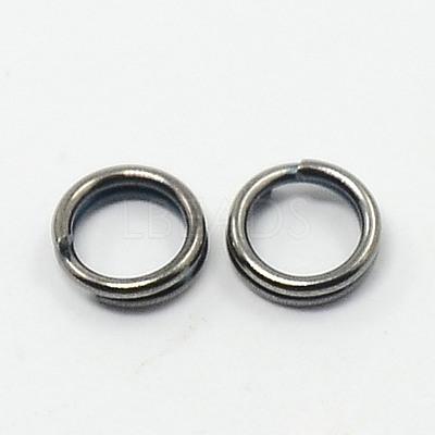Iron Split Rings JRD5MM-01B-NF-1