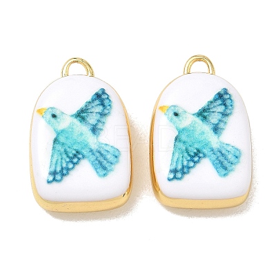Printed Brass Pendants KK-CBAF9BC-12G-01-1
