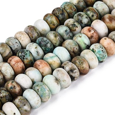 Natural Chrysocolla and Lapis Lazuli Beads Strands G-N367-02A-13-1