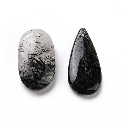 Natural Rutilated Quartz Pendants G-G694-M-01-1