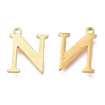 PVD Vacuum Plating  304 Stainless Steel Charms STAS-H112-N-G-1